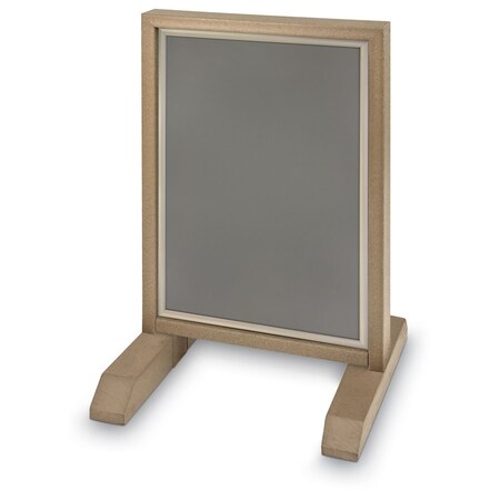 United Visual Products Sliding Door Indoor Enclosed Corkboard, 6 UV9026ACSH-SATIN-DRKSPR